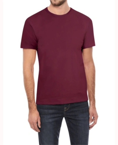Shop X-ray Men's Basic Crew Neck Short Sleeve T-shirt In Cranberry