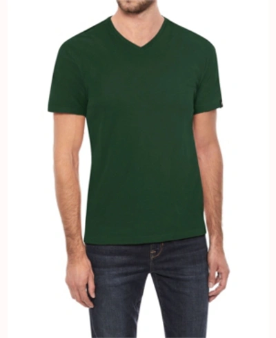 Shop X-ray Men's Basic V-neck Short Sleeve T-shirt In Hunter