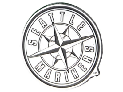 Shop Stockdale Seattle Mariners Metal Auto Emblem In Silver