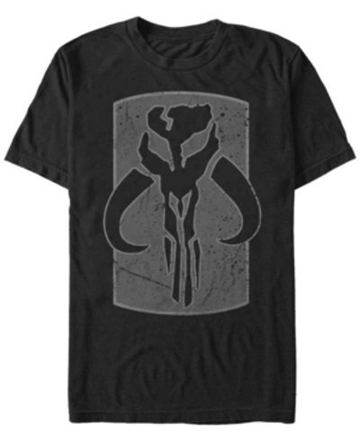 Shop Fifth Sun Men's Star Wars Mandalorian Warriors Tusk Clan Logo Short Sleeve T-shirt In Black