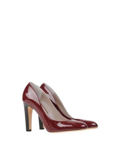 Shop Marc Jacobs Pump In Brick Red