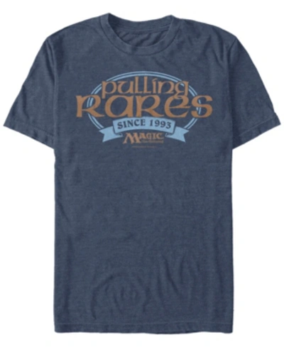 Fifth Sun Men's Magic The Gathering Pulling Rares Short Sleeve T-shirt In Navy