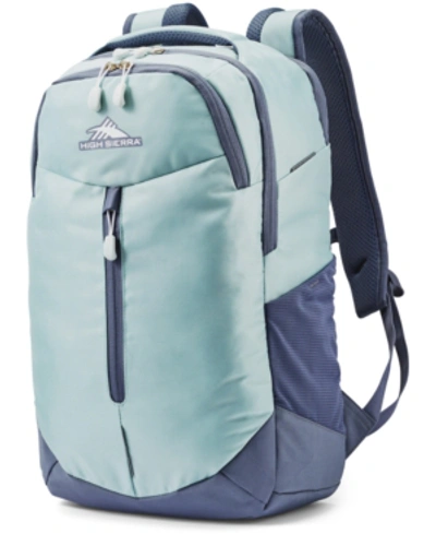 Shop High Sierra Blue Swerve Pro Backpack In Blue Haze/grey Blue