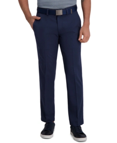Shop Haggar Cool Right Performance Flex Straight Fit Flat Front Pant In Ink