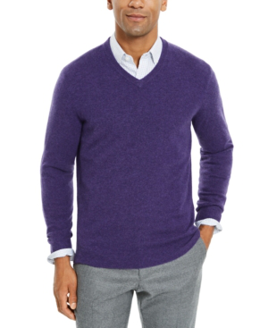 macy's club room cashmere sweater