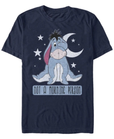 Fifth Sun Men's Eeyore Not Morning Short Sleeve T-shirt In Navy