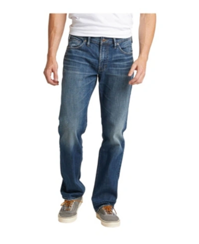 Shop Silver Jeans Co. Men's Allan Classic Fit Straight Leg Jean In Indigo