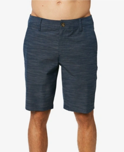 Shop O'neill Men's Locked Slub Shorts In Navy