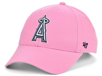 Shop 47 Brand Los Angeles Angels Pink Series Cap In Rose