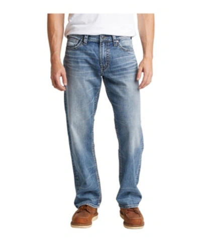 Shop Silver Jeans Co. Men's Straight Leg Jeans In Indigo