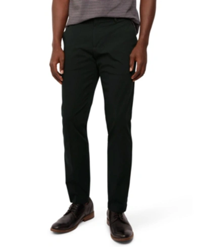 Shop Dockers Men's Slim-fit City Tech Trousers In Mineral Black