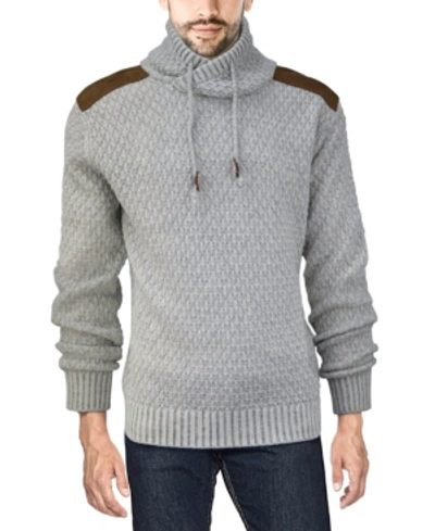 Shop X-ray Men's Shawl Collar Sweater In Oatmeal Heather