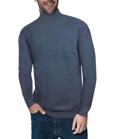 Shop X-ray Men's Turtleneck Pull Over Sweater In Heather Slate