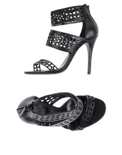 Shop Alexander Mcqueen Sandals In Black