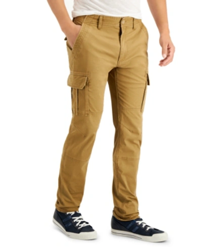Shop Sun + Stone Men's Morrison Cargo Pants, Created For Macy's In Dull Gold