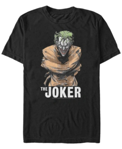 Shop Fifth Sun Men's Batman Caged Joker Short Sleeve T-shirt In Black