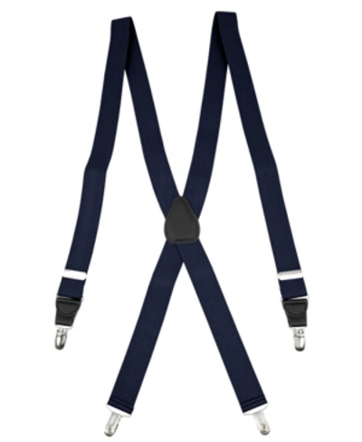 Shop Status Men's Drop-clip Suspenders In Navy