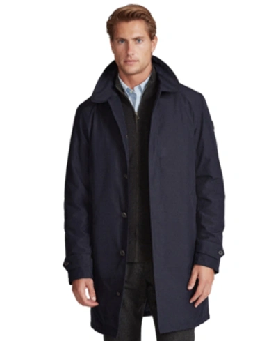 Shop Polo Ralph Lauren Men's Packable Walking Coat In Collection Navy