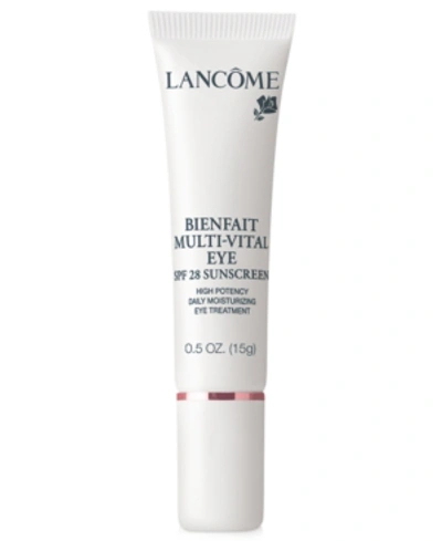 Shop Lancôme Bienfait Multi-vital Eye Spf 28 Sunscreen, 0.5 oz