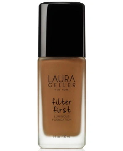Shop Laura Geller Beauty Filter First Luminous Foundation, 1-oz. In Chestnut