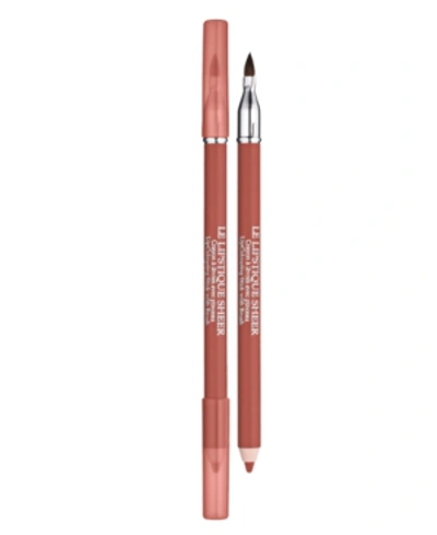 Shop Lancôme Le Lipstique Dual Ended Lip Pencil With Brush, 0.04 oz In Bronzelle