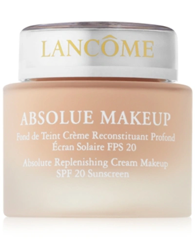 Shop Lancôme Absolue Cream Hydrating & Replenishing Spf 20 Foundation, 1.18 Oz. In Absolute Ecru 05 (c)