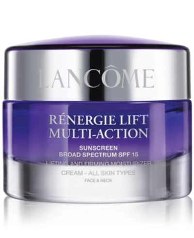 Shop Lancôme Renergie Lift Multi-action Day Cream Spf 15 Anti-aging Moisturizer, 1.7 Oz.