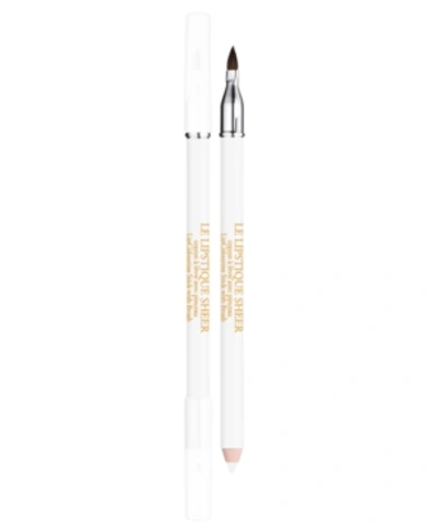 Shop Lancôme Le Lipstique Dual Ended Lip Pencil With Brush, 0.04 oz In Clair
