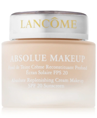 Shop Lancôme Absolue Cream Hydrating & Replenishing Spf 20 Foundation, 1.18 Oz. In Absolute Pearl 20 (n)