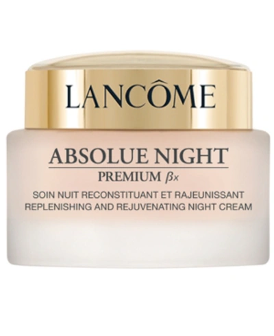 Shop Lancôme Absolue Premium Bx Night Recovery Moisturizing Anti-aging Cream, 2.6 Oz.