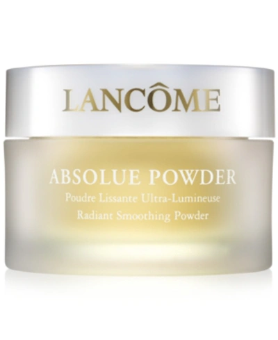 Shop Lancôme Absolue Radiant Smoothing Face Powder In Absolue Peche