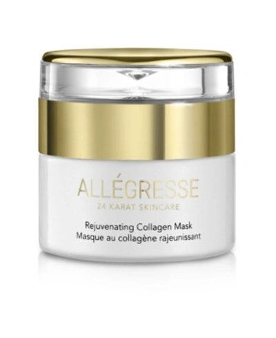Shop Allegresse 24 Karat Skin Care Allegresse 24k Skincare Rejuvenating Collagen Mask 1.7oz