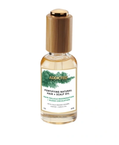 Shop Addicted Beauty Fortifying Natural Hair Plus Scalp Oil In Gold