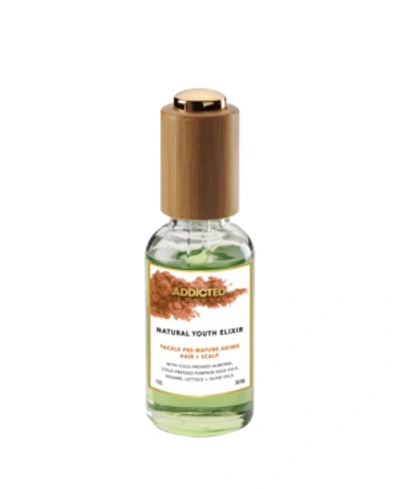 Shop Addicted Beauty Natural Youth Elixir Hair Oil In Green