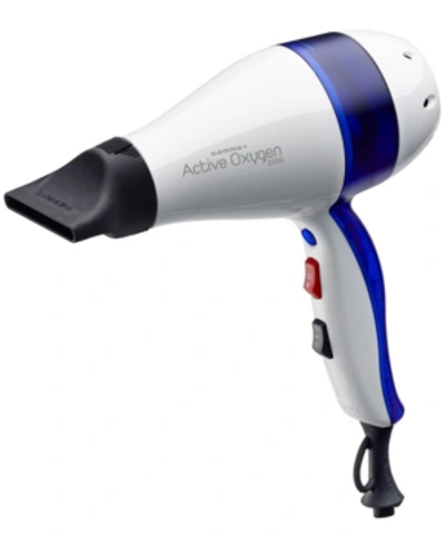 Shop Gamma+ Active Oxygen Anti-microbial Professional Hair Dryer In White