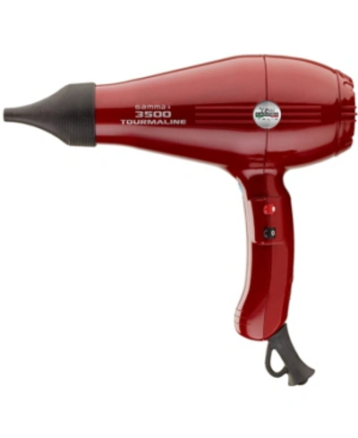 Shop Gamma+ 3500 Tourmaline Power Ionic Hair Dryer In Red