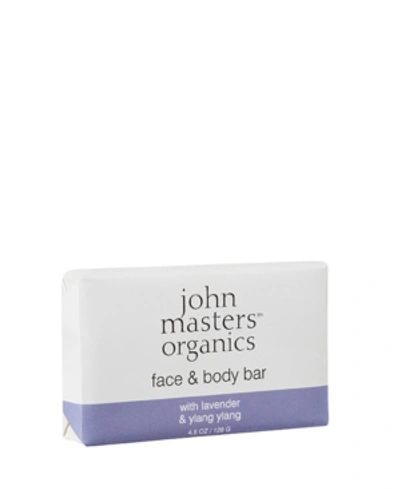 Shop John Masters Organics Face & Body Bar With Lavender & Ylang Ylang, 4.5 Oz.