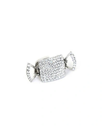 Shop Soho Style Mini Jeweled Hair Claw In Clear