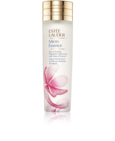 Shop Estée Lauder Micro Essence Skin Activating Treatment Lotion Fresh With Sakura Ferment, 6.8-oz.