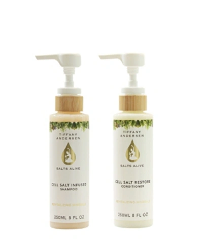 Shop Tiffany Andersen Brands Cell Salt Infused Shampoo And Restore Conditioner 2 Piece Feat. Hemp Seed Oil