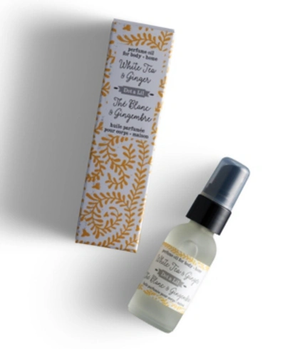 Shop Dot & Lil White Tea Oil Perfume In Yellow