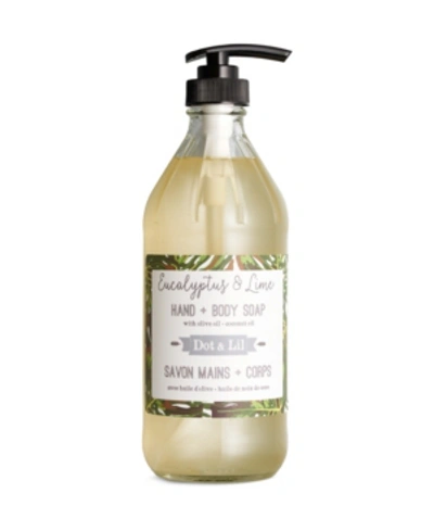 Shop Dot & Lil Eucalyptus Lime Hand Soap In Green
