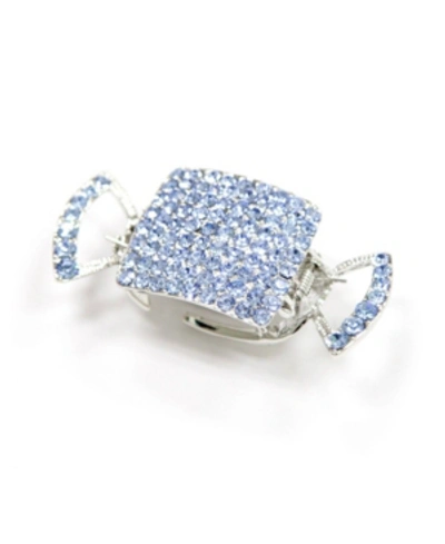 Shop Soho Style Jeweled Hair Claw In Blue