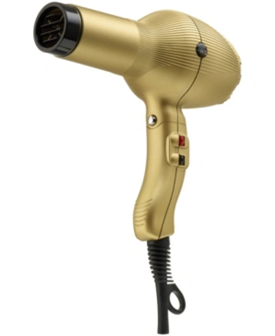 Shop Gamma+ Absolute Power Tourmaline Ionic Professional Hair Dryer In Gold-tone