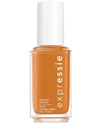 Shop Essie Expr Quick Dry Nail Color In Saffr-on The Move