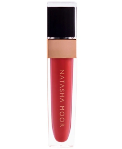 Shop Natasha Moor Molten Matte Liquid Lipstick In Winner