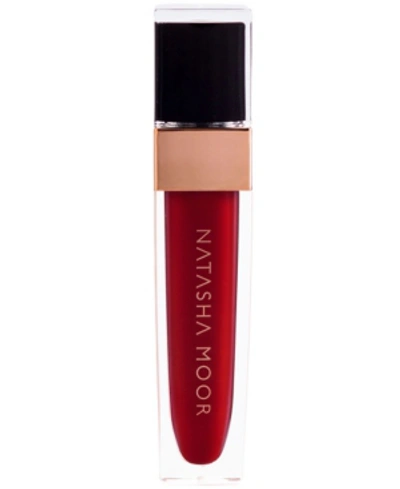 Shop Natasha Moor Molten Matte Liquid Lipstick In Conquer