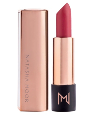 Shop Natasha Moor Silk Suede Lipstick In Ambition