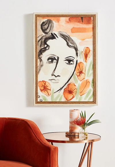 Shop Artfully Walls Verity In Orange