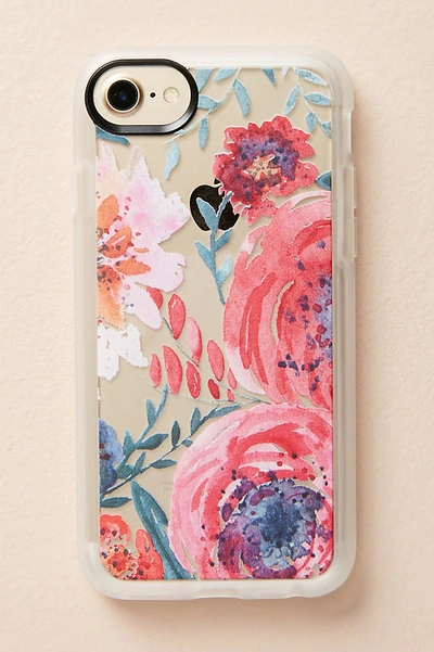 Shop Casetify Sweet Petals Iphone Case By  In Pink Size L